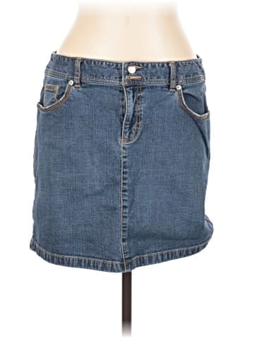 Ann Taylor LOFT Denim Skirt (view 1)