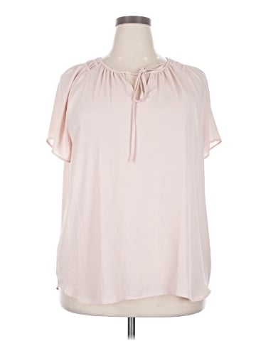 Ann Taylor Short Sleeve Blouse (view 1)