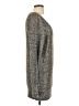 White House Black Market Metallic Gray Pullover Sweater Size L - photo 4
