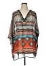Melissa Paige 100% Polyester Orange 3/4 Sleeve Blouse Size 1X - photo 1