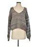 Urban Outfitters Stripes Gray Pullover Sweater Size S - photo 1
