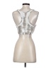 Mondetta Silver Sleeveless Top Size S - photo 2
