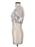 Mondetta Silver Sleeveless Top Size S - photo 5