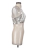 Mondetta Silver Sleeveless Top Size S - photo 4