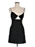 Silence and Noise Chevron-herringbone Gray Cocktail Dress Size M - photo 1