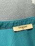 Timeson 100% Rayon Teal Short Sleeve Blouse Size XXL - photo 7
