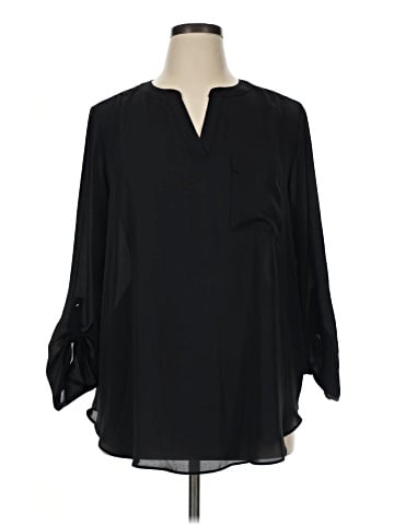 Apt. 9 3/4 Sleeve Blouse (view 1)