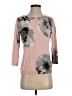 Talbots Floral Pink 3/4 Sleeve Top Size S - photo 1