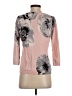 Talbots Floral Pink 3/4 Sleeve Top Size S - photo 2