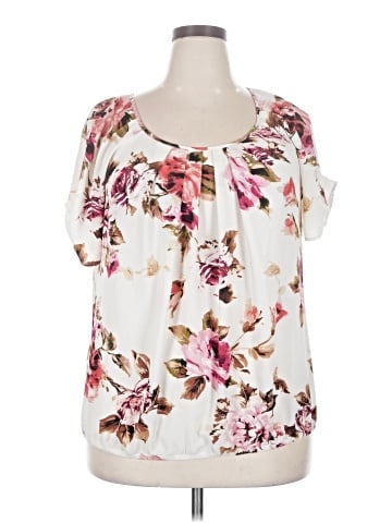 Roz & Ali Short Sleeve Blouse (view 1)