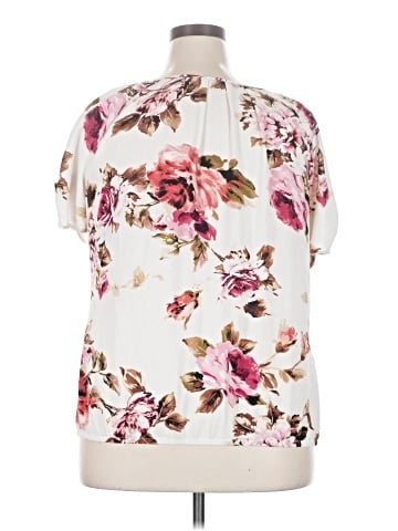 Roz & Ali Short Sleeve Blouse (view 2)
