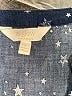 a:glow 100% Rayon Stars Blue 3/4 Sleeve Blouse Size Sm Maternity - photo 6