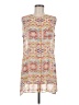 CAbi 100% Polyester Print Ivory Casual Dress Size M - photo 1