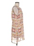 CAbi 100% Polyester Print Ivory Casual Dress Size M - photo 4