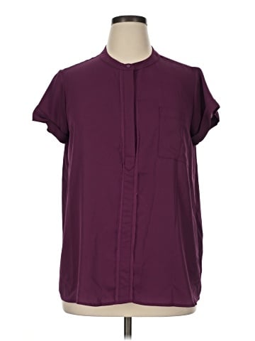 Simply Vera Vera Wang Short Sleeve Blouse (view 1)