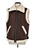 Petite Studio New York Brown Vest Size Med Petite - photo 1