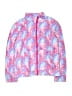 Eddie Bauer 100% Polyester Print Pink Track Jacket Size 10 - 12 - photo 1