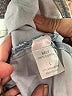 Lumiere 100% Cotton Blue 3/4 Sleeve Button-Down Shirt Size L - photo 8