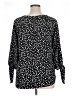 Papermoon 100% Polyester Black Long Sleeve Blouse Size XL - photo 2