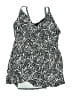 Lands' End Print Black One Piece Swimsuit Size XXL - photo 1
