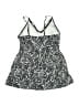 Lands' End Print Black One Piece Swimsuit Size XXL - photo 2