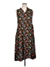 Anne Klein 100% Polyester Floral Black Casual Dress Size 16 (estimated) - photo 1