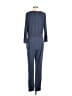 H By Halston Solid Blue Jumpsuit Size S - photo 2