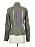 INC International Concepts 100% Linen Green Jacket Size S - photo 2