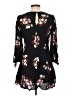 Zara Floral Black Casual Dress Size L - photo 2