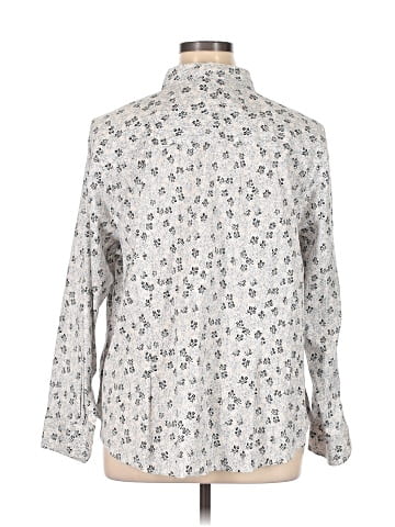 Talbots Long Sleeve Button-Down Shirt (view 2)