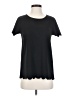 Papermoon Black Short Sleeve Top Size S - photo 1