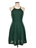Unbranded Solid Green Cocktail Dress Size L - photo 1