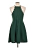 Unbranded Solid Green Cocktail Dress Size L - photo 2
