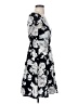 Elle 100% Polyester Floral Black Cocktail Dress Size XS - photo 4