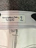 Abercrombie & Fitch 100% Polyester Metallic Silver Jeggings Size 27 waist - photo 7