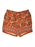 J.Jill Paisley Orange Shorts Size L - photo 1
