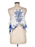 Lovers + Friends 100% Polyester Blue Sleeveless Blouse Size M - photo 2