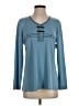 misook Blue Long Sleeve Top Size S - photo 1