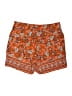 J.Jill Paisley Orange Shorts Size L - photo 2