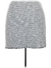 Ann Taylor LOFT Tweed Gray Casual Skirt Size L - photo 2