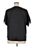Anne Klein Black Short Sleeve Blouse Size XL - photo 2