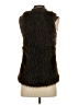 Guess 100% Polyester Brown Faux Fur Vest Size XS - photo 2