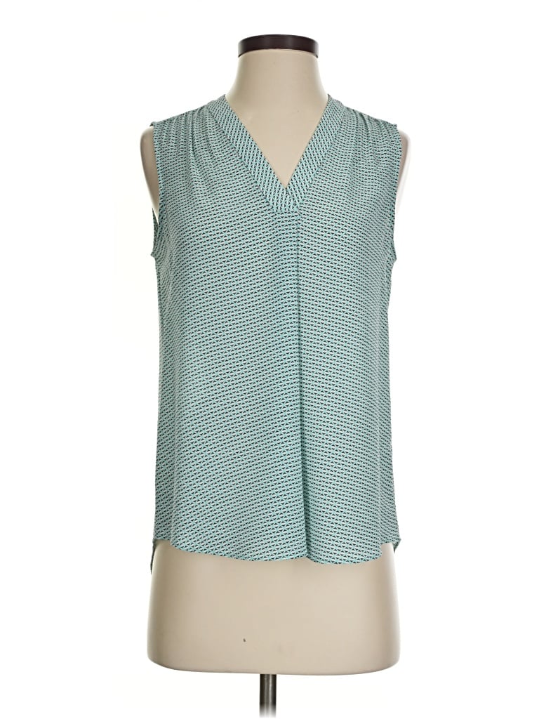 Pre-owned Vince Camuto Sleeveless Blouse In Teal