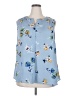 Daniel Rainn Blue Sleeveless Blouse Size 2X - photo 1