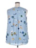 Daniel Rainn Blue Sleeveless Blouse Size 2X - photo 2
