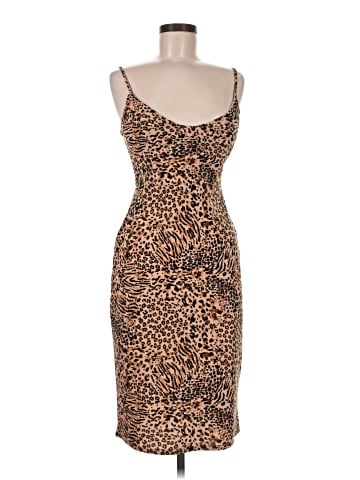 Planet Gold Cocktail Dress (view 1)
