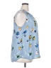 Daniel Rainn Blue Sleeveless Blouse Size 2X - photo 4