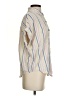 Splendid Stripes Yellow Short Sleeve Blouse Size XS - photo 4