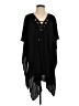La Blanca 100% Viscose Black Poncho Size S - photo 1