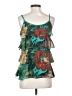 Lapis 100% Polyester Green Sleeveless Blouse Size S - photo 2